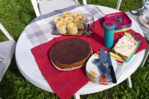 Gedeckter Tisch bei einem Gärtles-Treffen (Foto: privat)